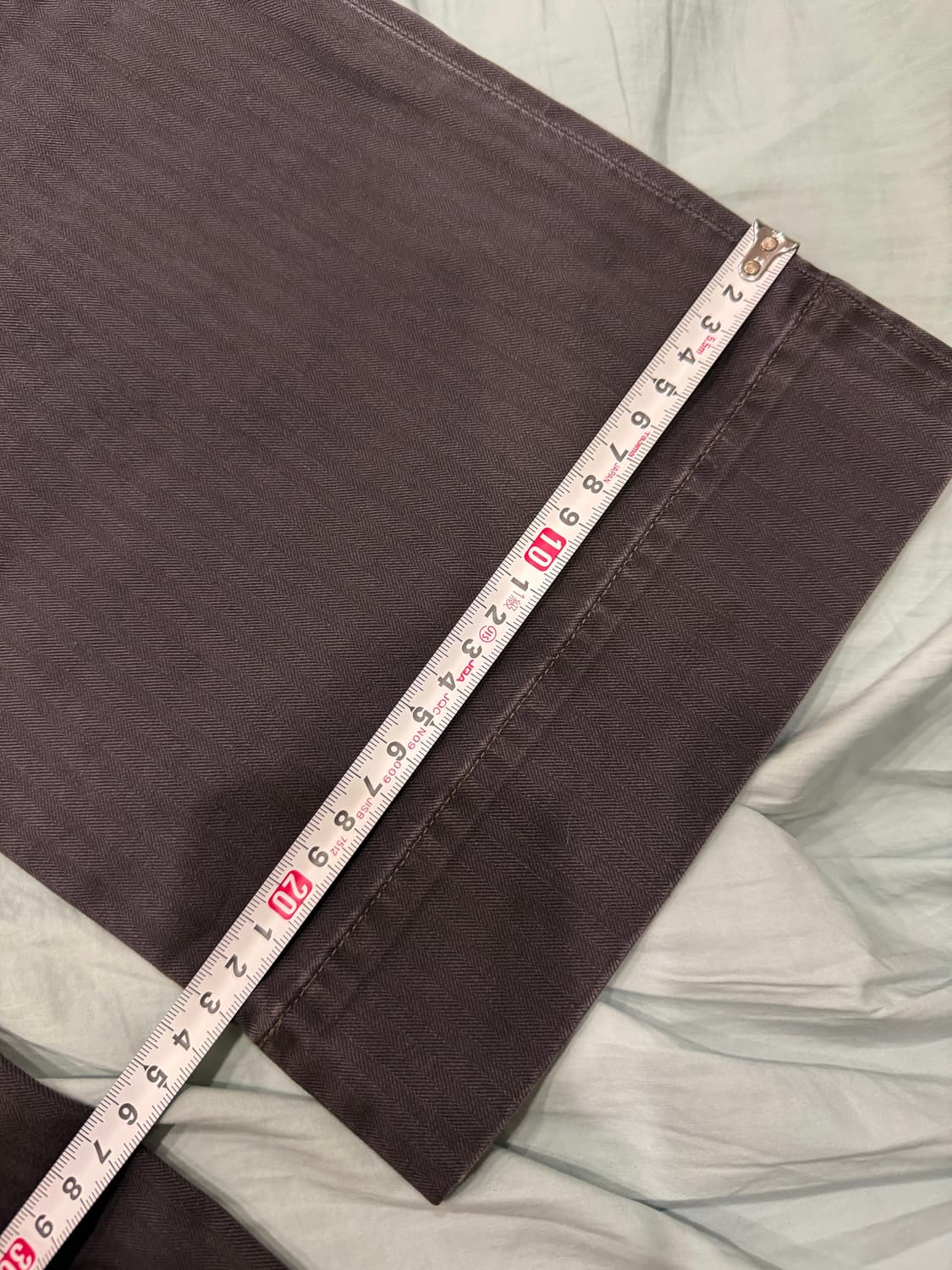 RRL 가먼트 다이 해링본 트윌 필드 팬츠 블랙 32x32 상품이미지4