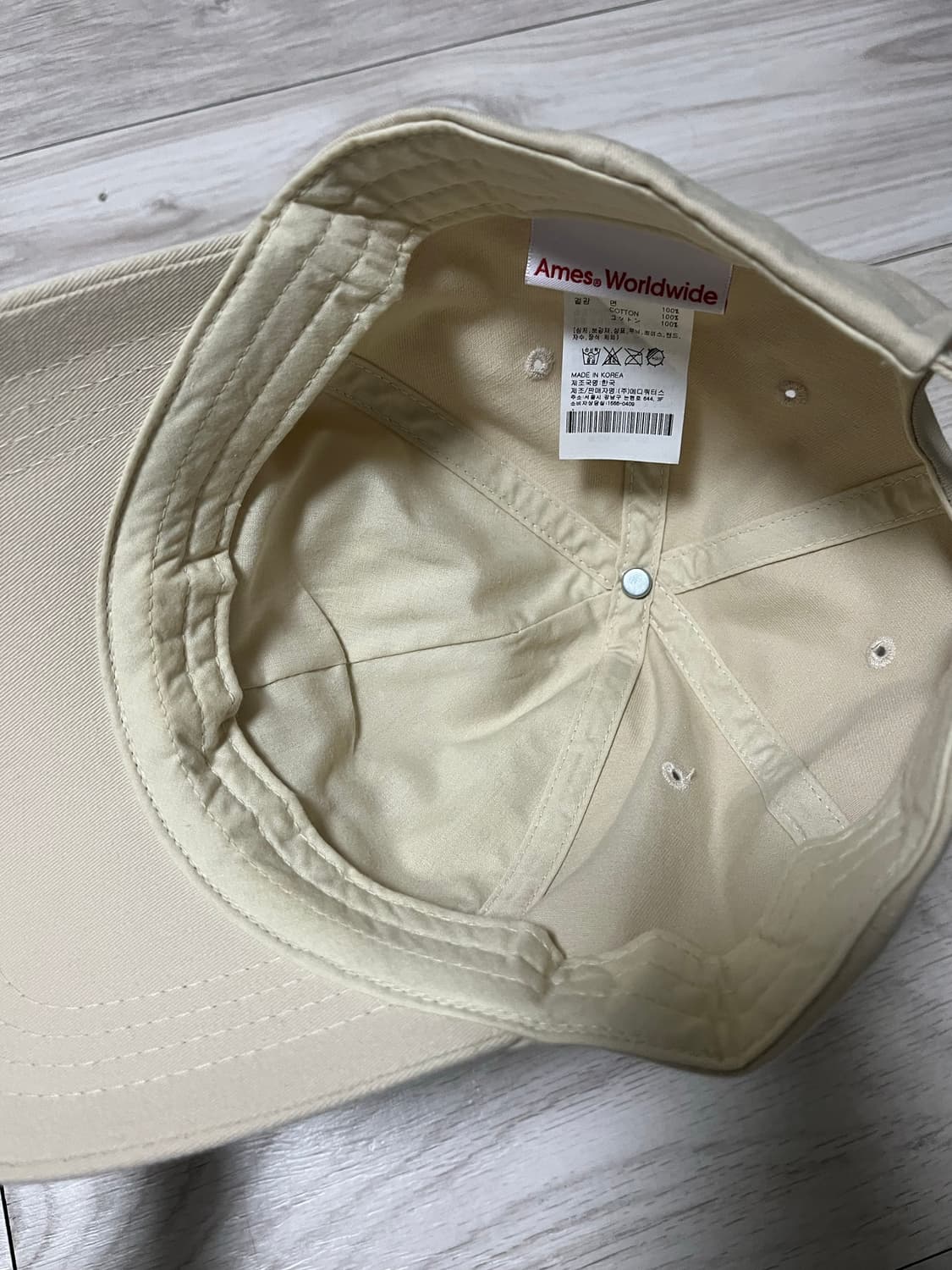 아메스 월드와이드 모자 베이지 상품이미지4