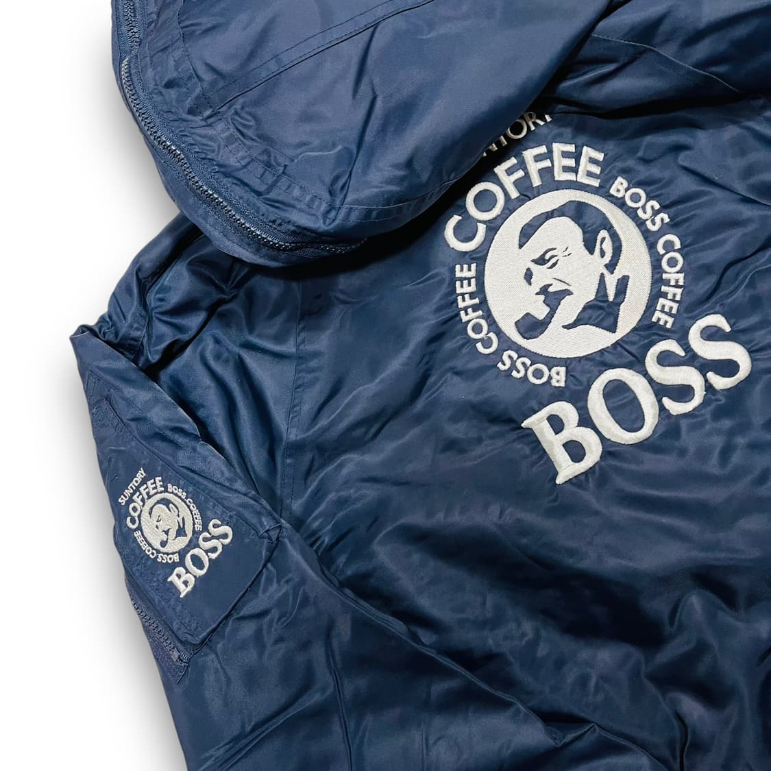 산토리 보스 커피 N2B 트리밍 퍼 항공 자켓 상품이미지4