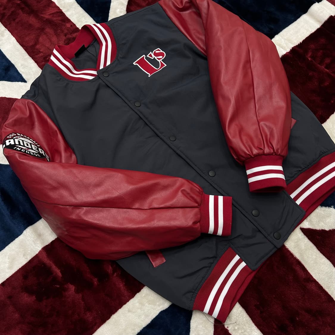 [95M]SSG랜더스 춘추 야구 점퍼/그레이레드 상품이미지2