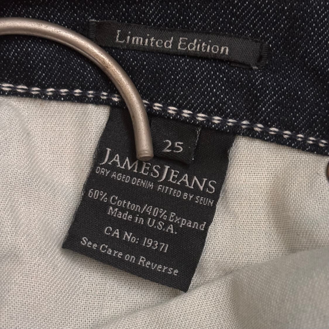 제임스진 25 슬림 데님 청바지 미국 수입 실루엣 상품이미지6