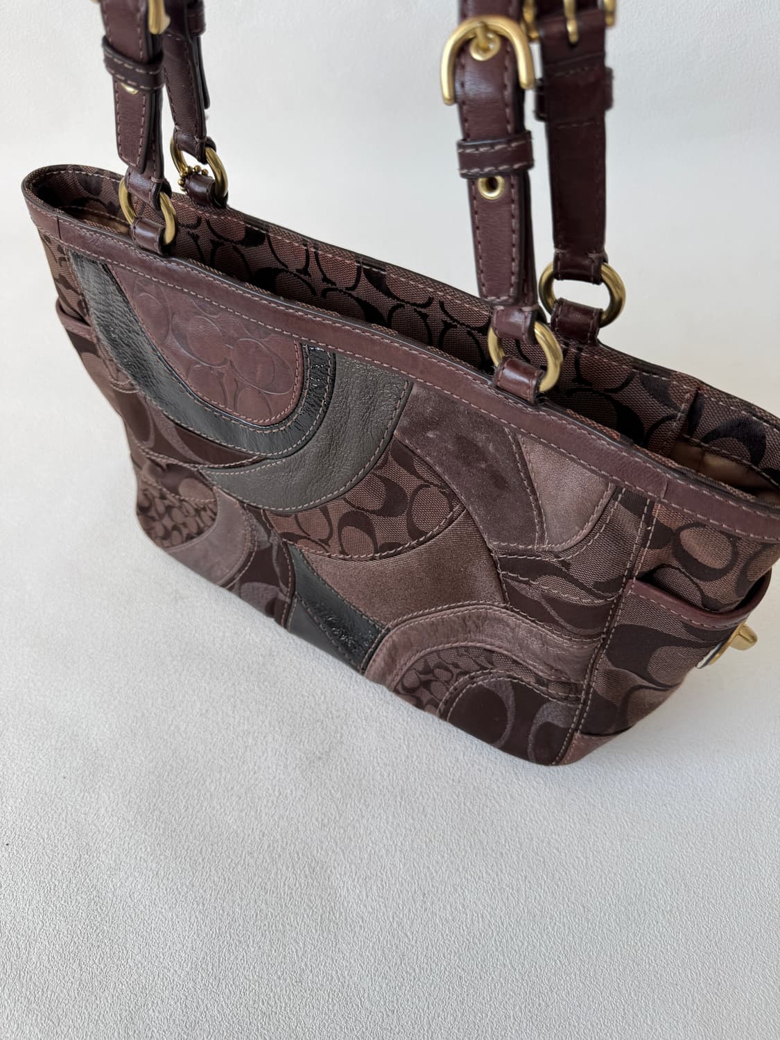 코치(COACH) Y2K 패치워크 숄더백 상품이미지4