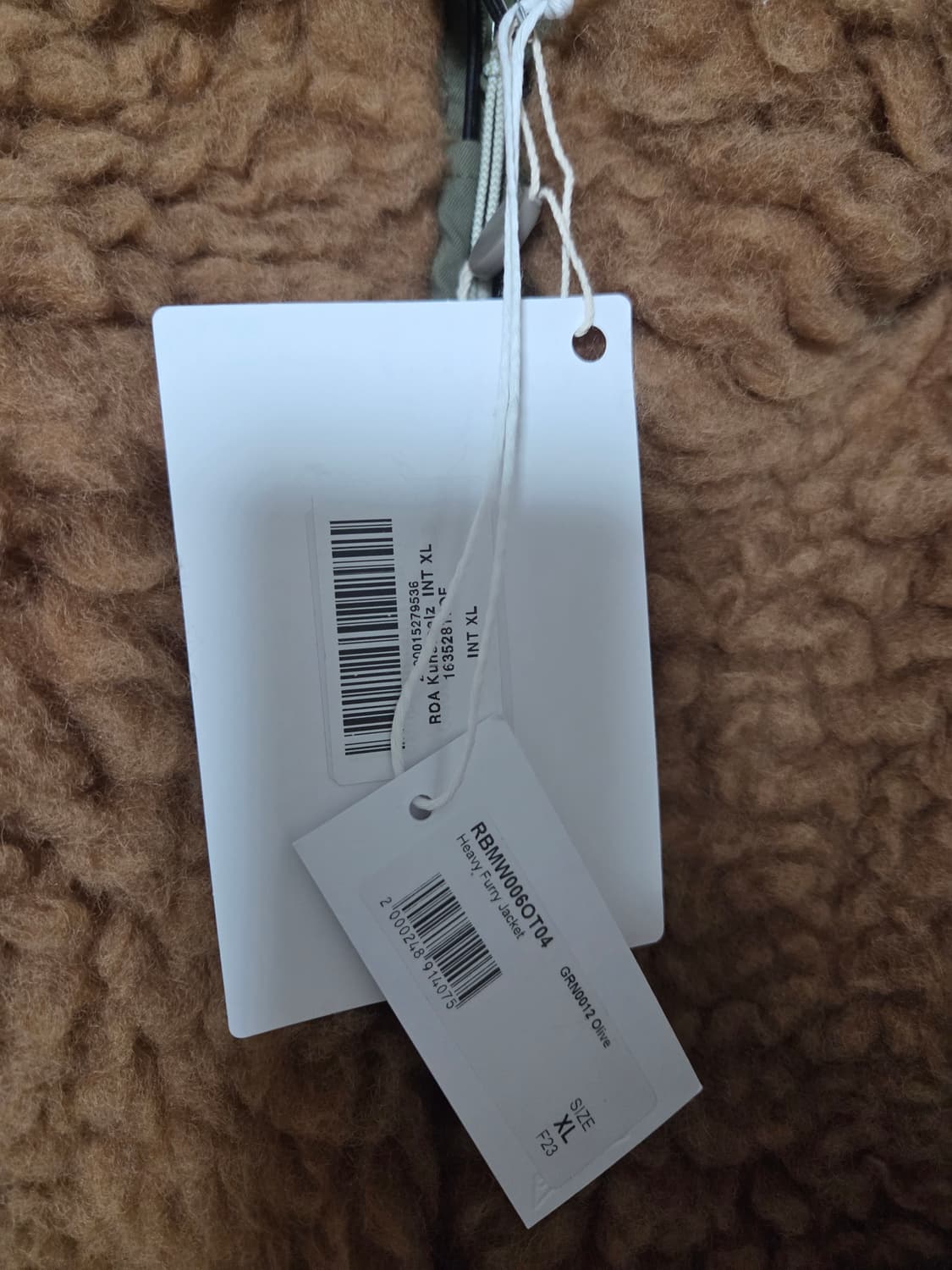 로아 헤비 후리스 브라운 XL 상품이미지2