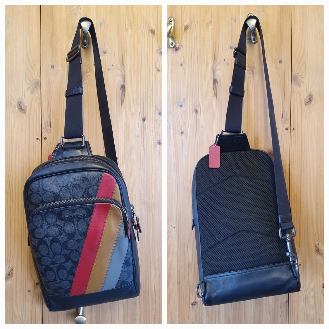 코치 레더 슬링백 상품이미지1