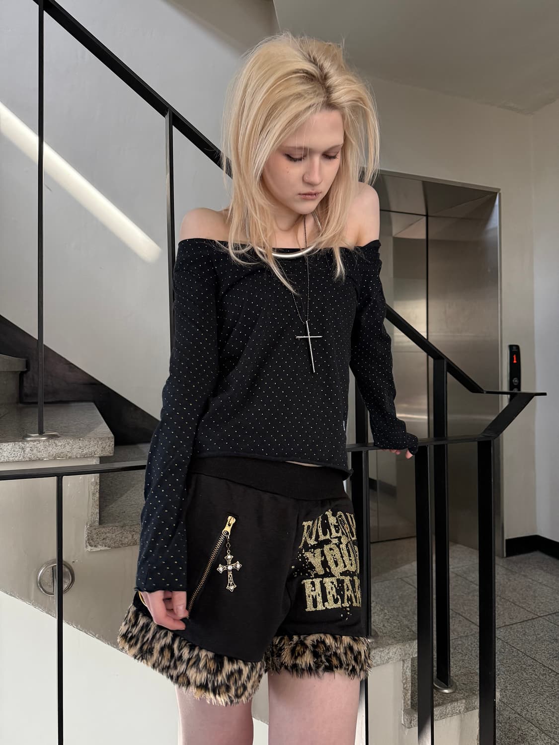 gold dots t-shirt 상품이미지2