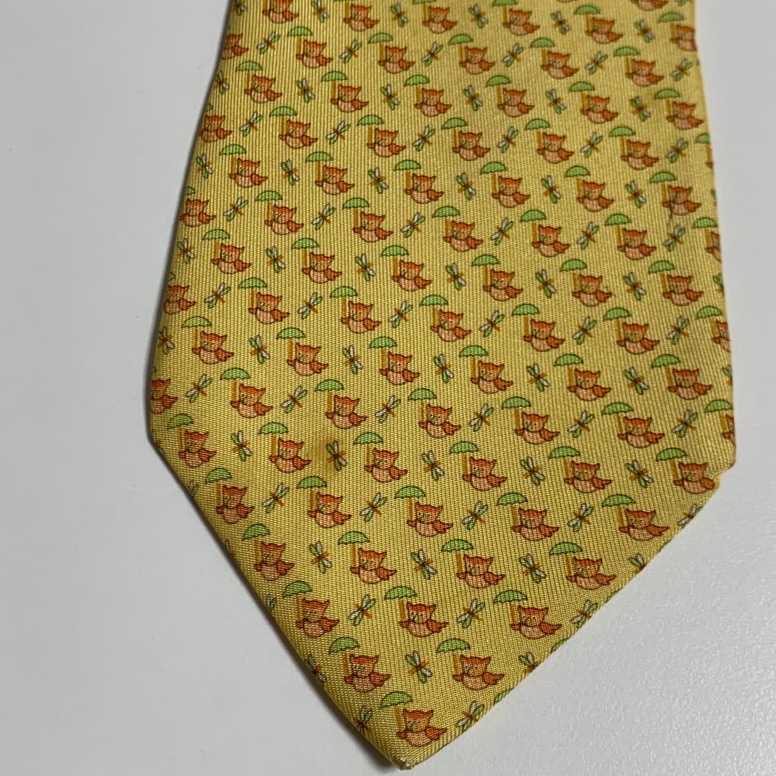 살바토레 페레가모 명품 빈티지넥타이 A등급 8.8cm 상품이미지10