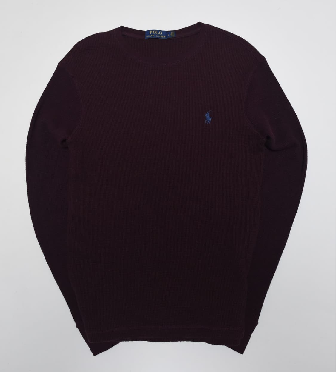 폴로 랄프로렌 남성 와플 티셔츠 버건디 L 상품이미지2