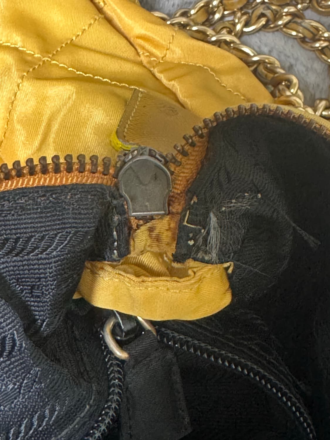 정품 프라다 포코노 퀼팅 체인백 숄더백 상품이미지5