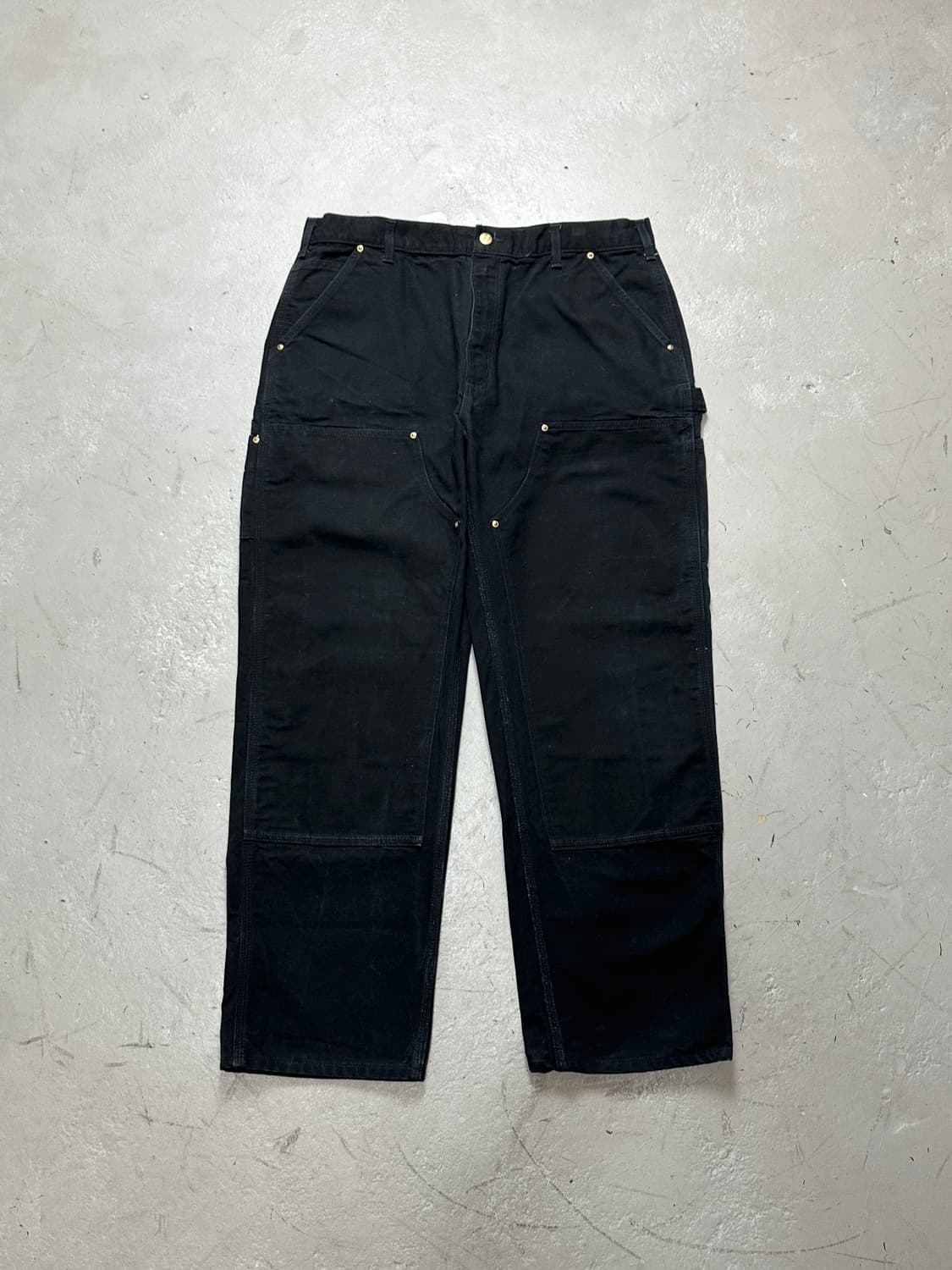 OG USA Made 칼하트 B01 더블니 블랙 칼하트 썩블니 카펜터 상품이미지1