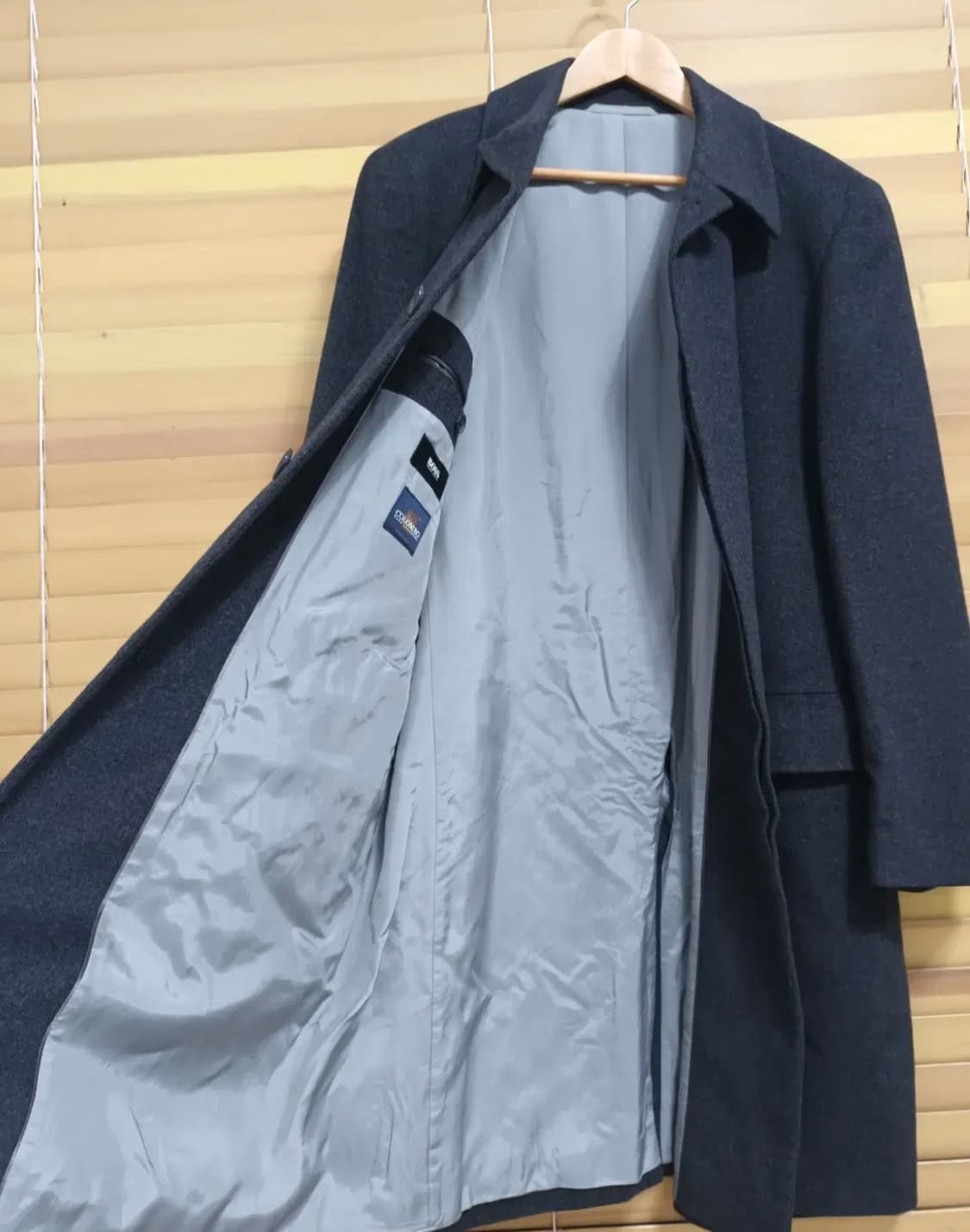 보스 남성 다크그레이캐시미어 코트  상품이미지4