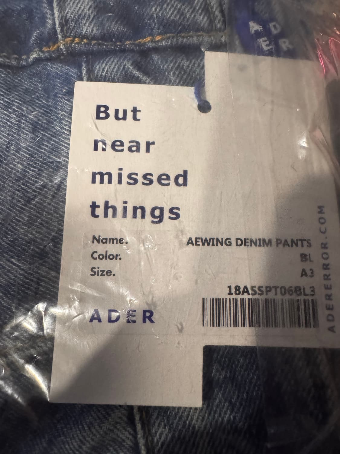 아더에러 AEWING DENIM PANTS A3 상품이미지2