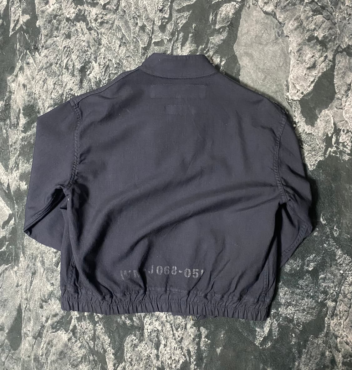 준야와타나베 스탠드칼라 밀리터리 블루종 m 상품이미지2