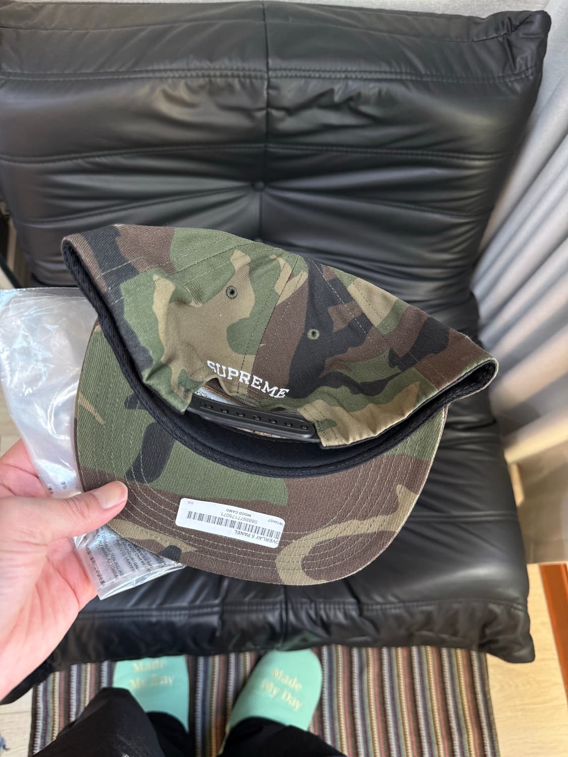 슈프림 카모 오버레이 캡 모자 상품이미지2