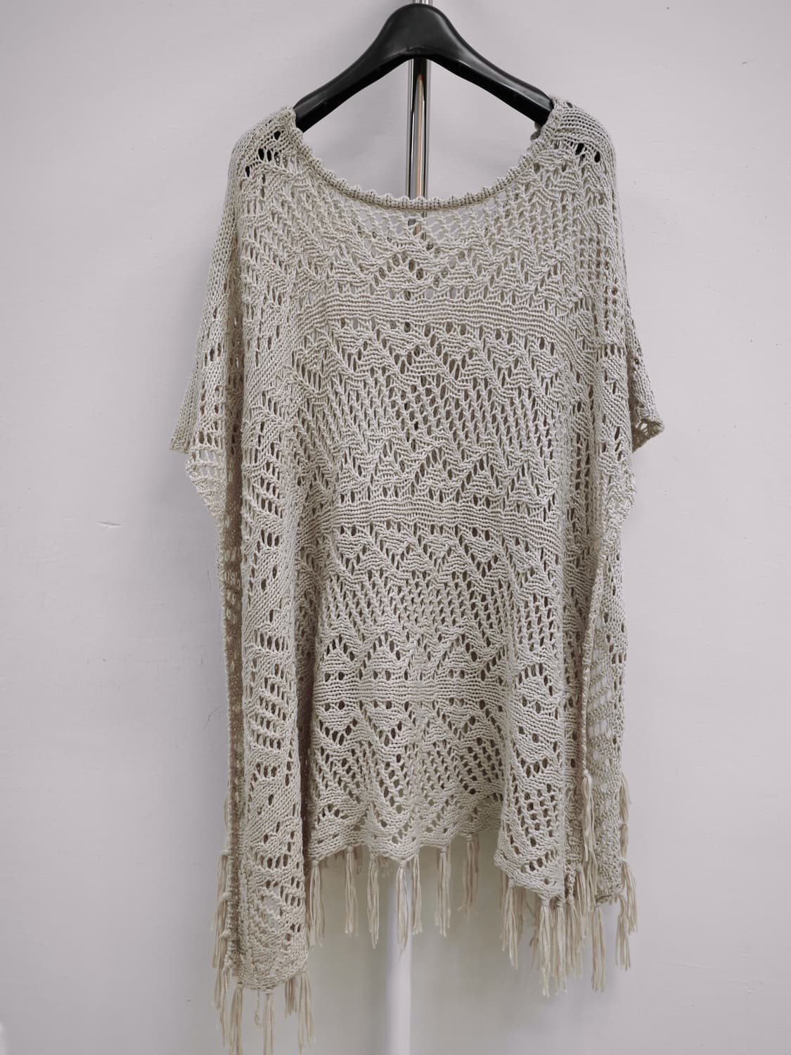 빈티지 히피 크로셰 케이프 판쵸 망토 상품이미지9