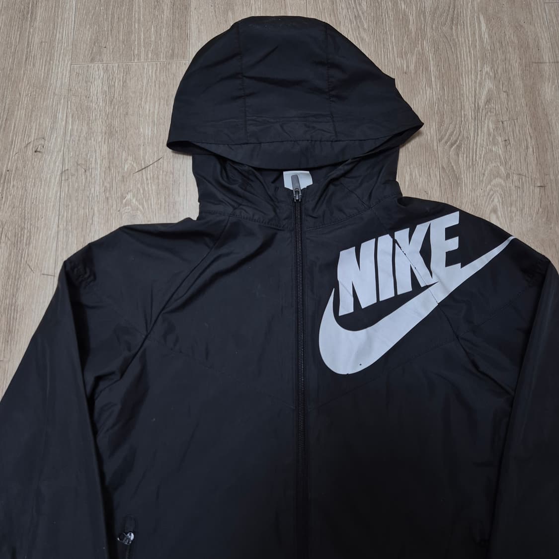 나이키 키즈 패커블 빅로고 후드 바람막이 자켓 L(12-13) 상품이미지2