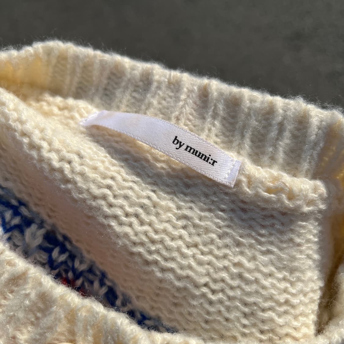 Muni:r Nordic pattern Cardigan 상품이미지10