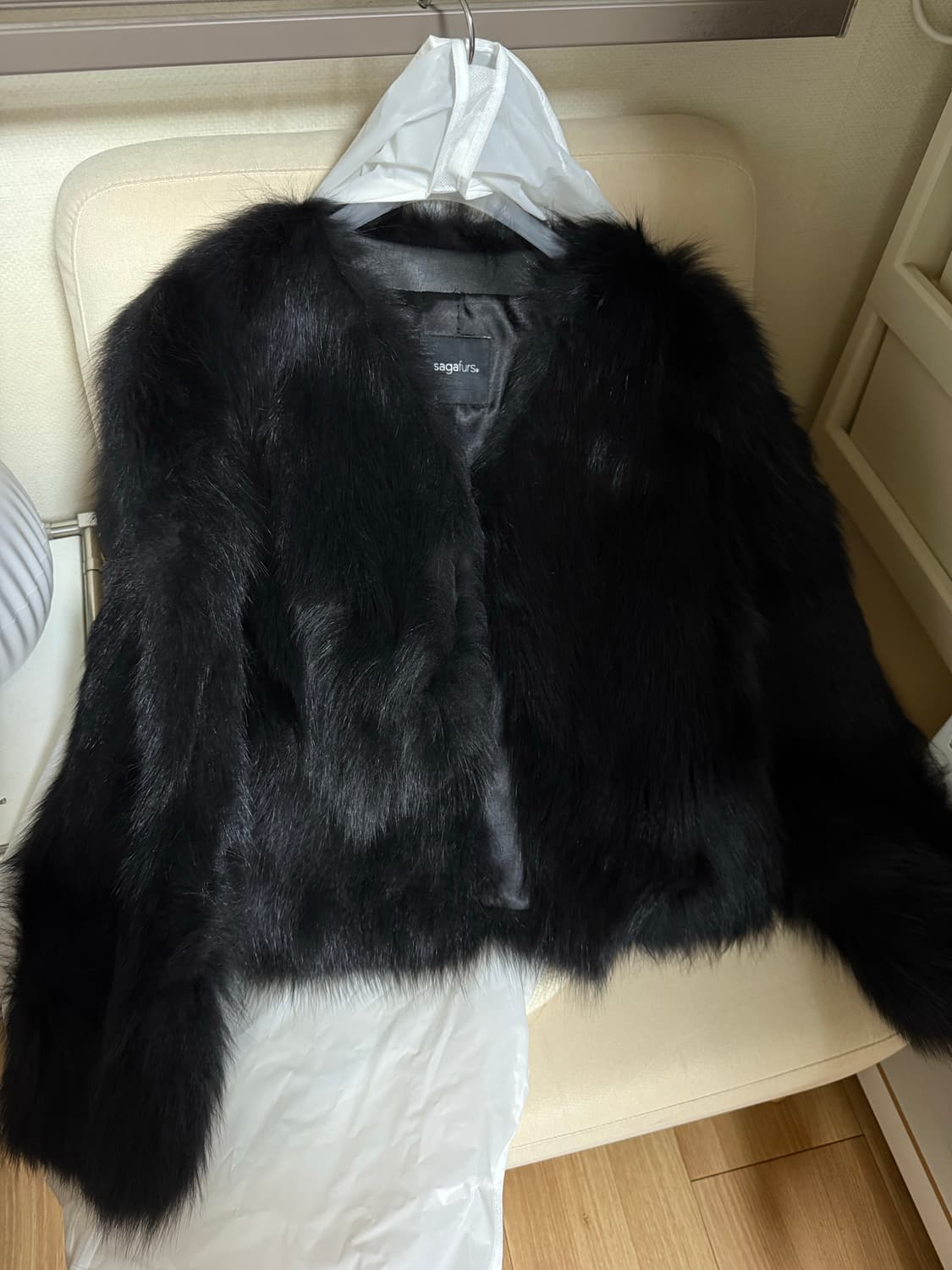 ORE 폭스 퍼 자켓 블랙 FREE / 샘플세일 구매 상품이미지8