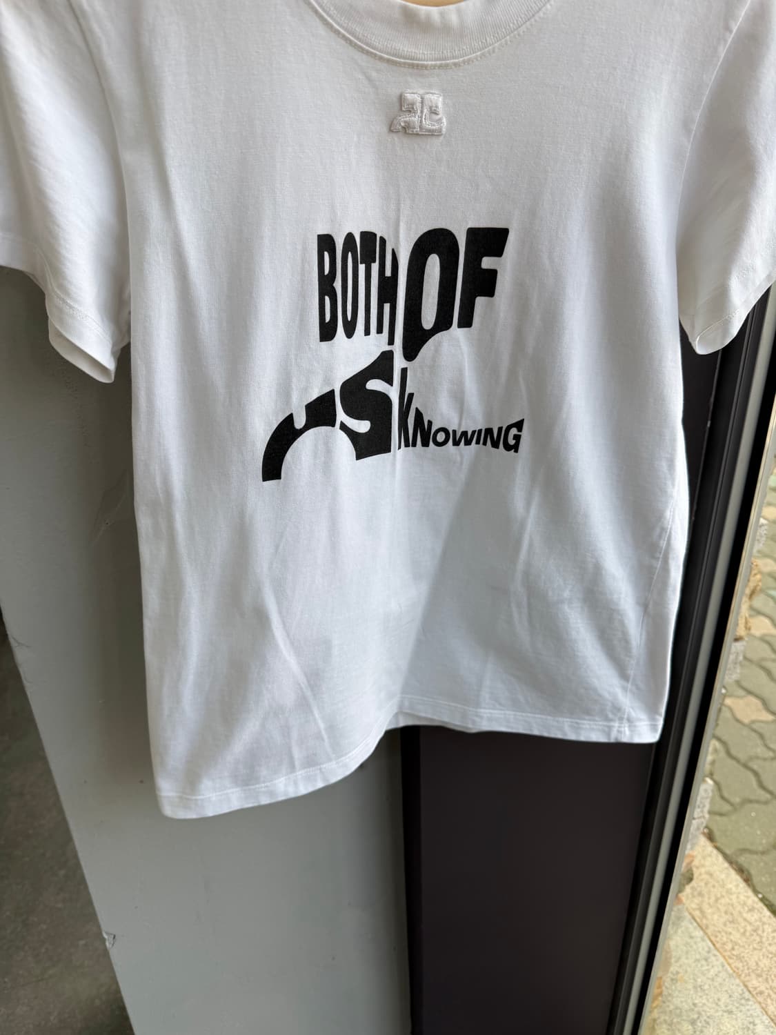 M/ 꾸레쥬 보스 어스 노잉 라운드 반팔 상품이미지4