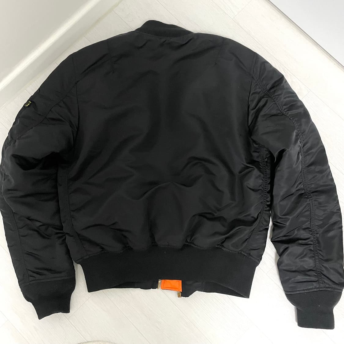 알파인더스트리 ma-1 블랙 s 상품이미지3