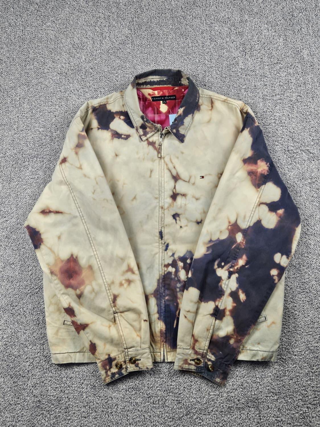 타미힐피거 다잉 워시드 커스텀 블루종 자켓 ( XL ) / 10104 상품이미지2