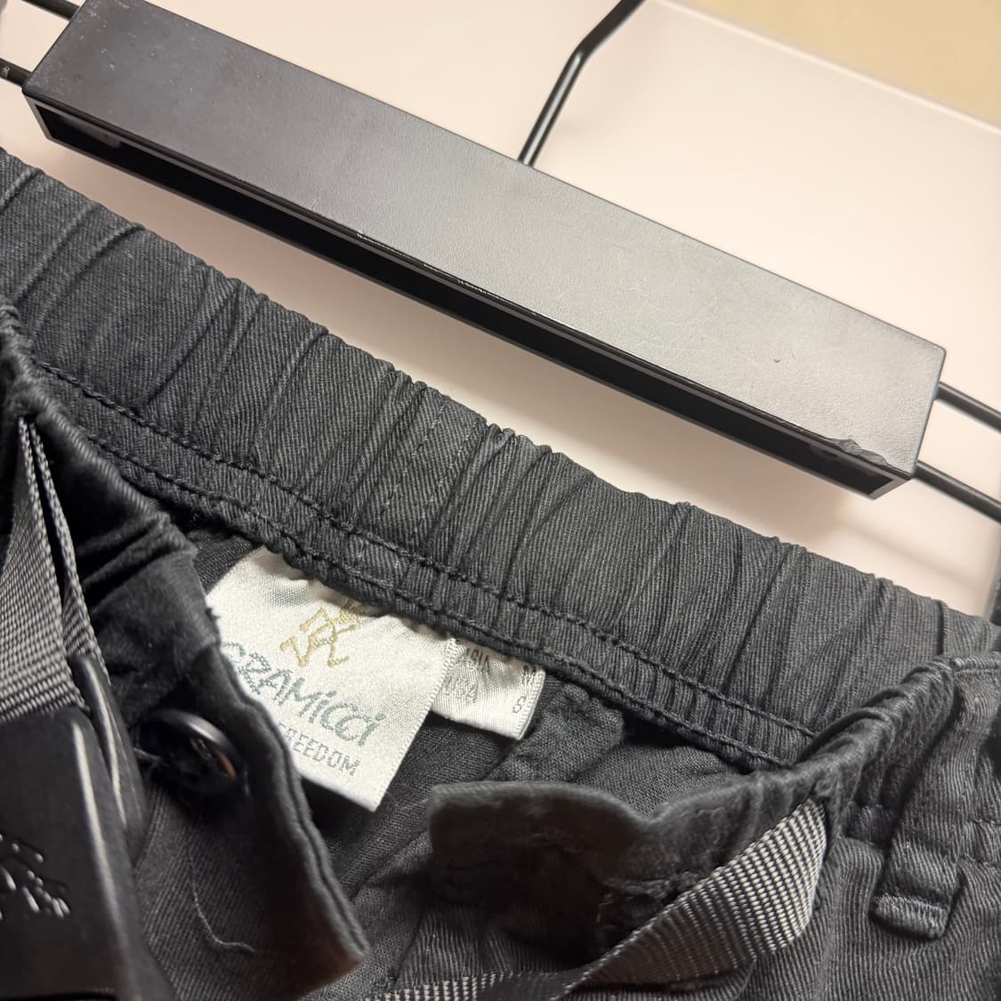 그라미치 스트레이트 팬츠 (블랙/M) 상품이미지4