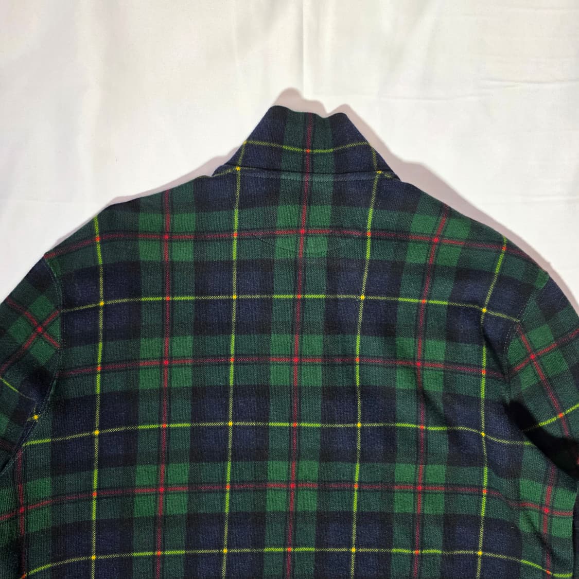 [M]폴로 랄프로렌 타탄체크 반집업 니트(QR정품인증) 상품이미지7