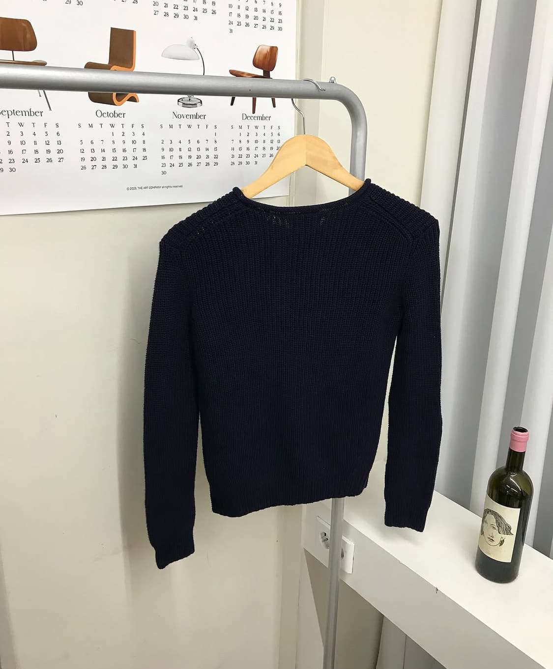 폴로 와플 니트 상품이미지5