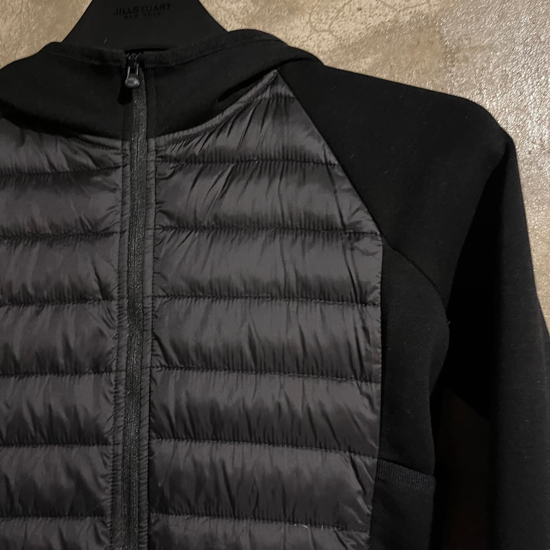 파사디 부분 패딩 후드 자켓 상품이미지2