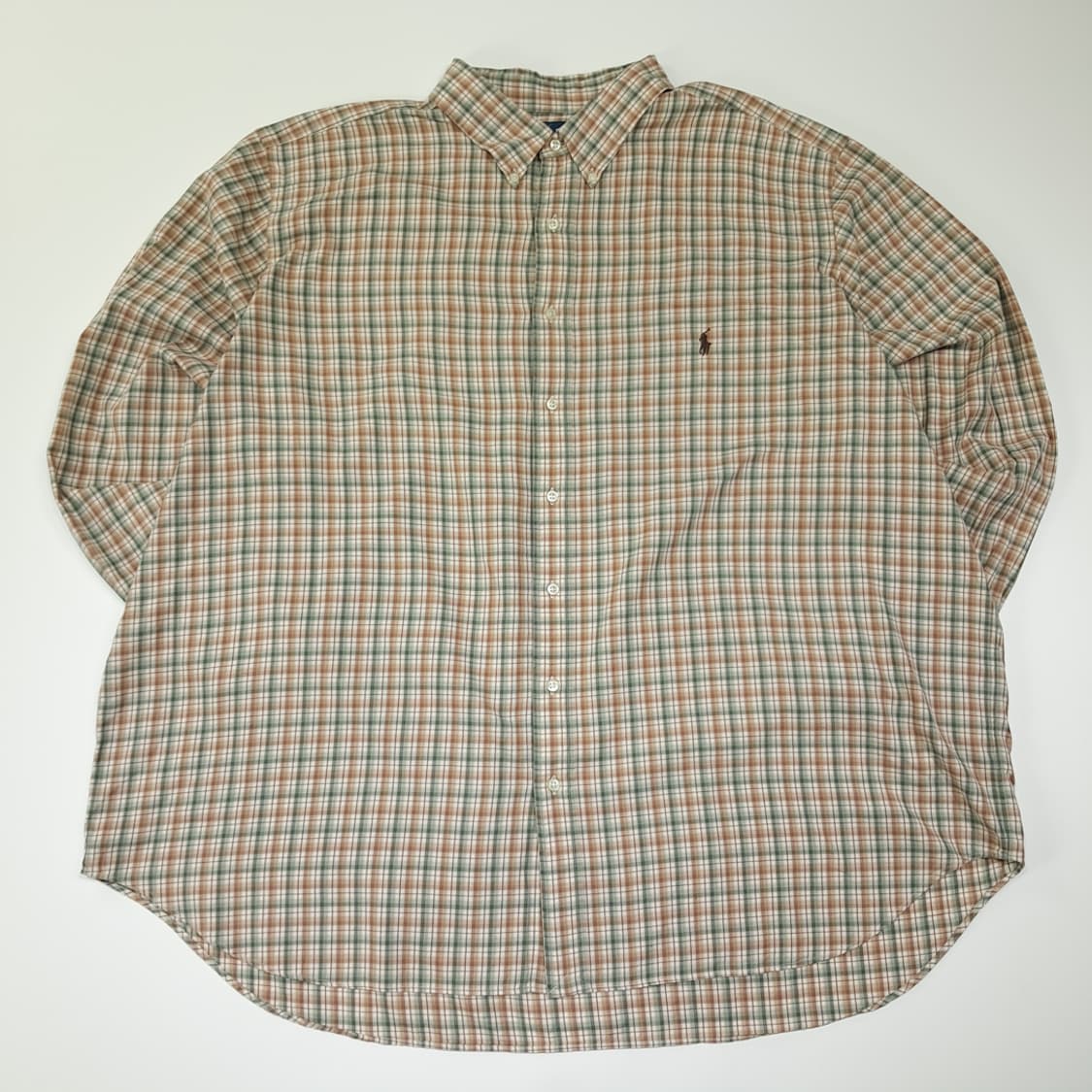 CL629 3XB 폴로 00s 태터솔체크 버튼다운 멀티컬러 셔츠 남방 상품이미지1