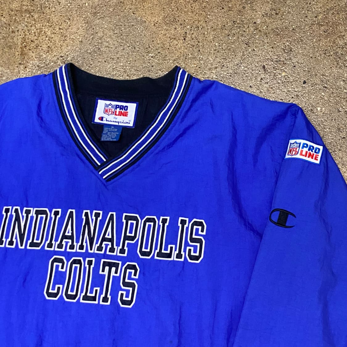  90s 미국 빈티지 챔피언 NFL 콜트 풀오버 바람막이 상품이미지5