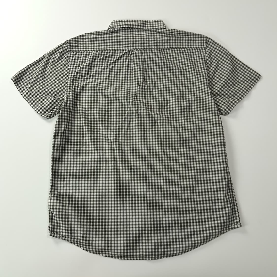 CK804 XL 리 LEE 모노 마이크로 깅엄체크 반팔 셔츠 남방 상품이미지7