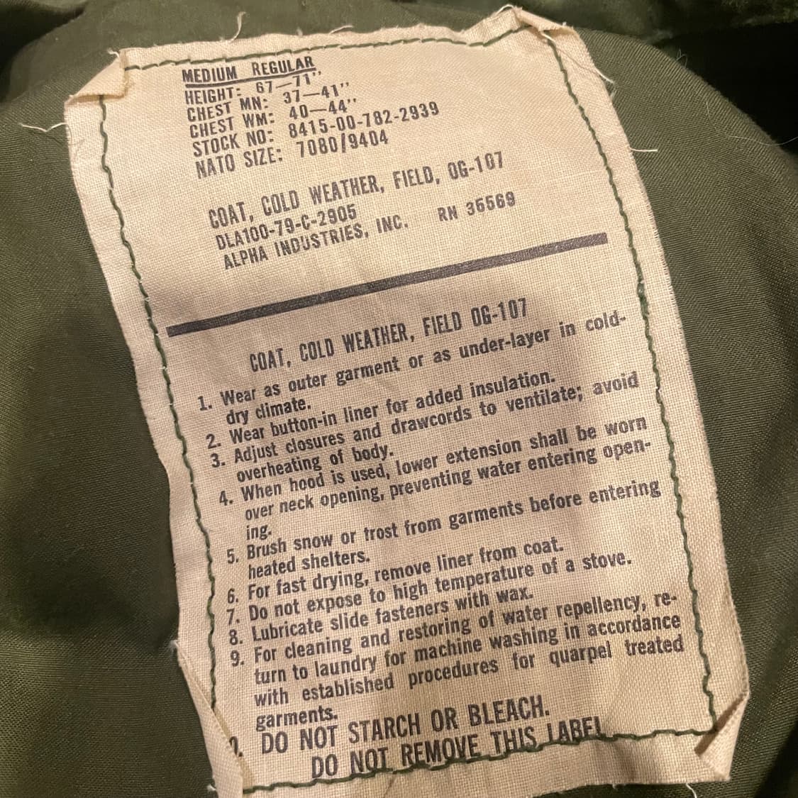 70s US M65 FIELD JACKET REFORM 상품이미지8