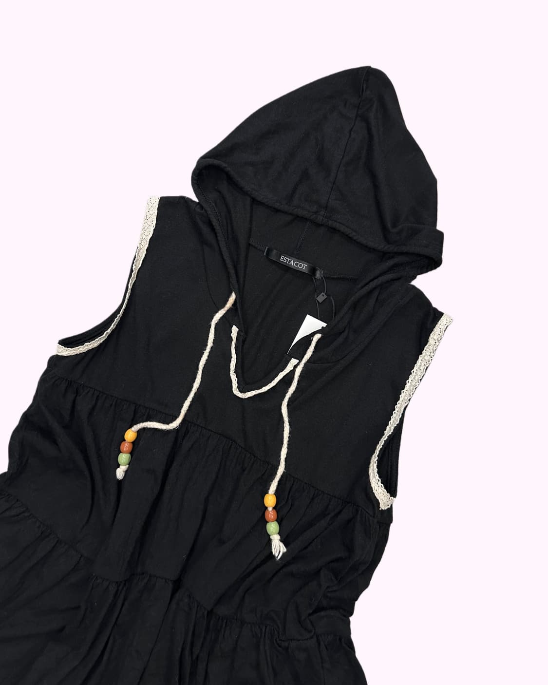bids string hood sleeveless 상품이미지2