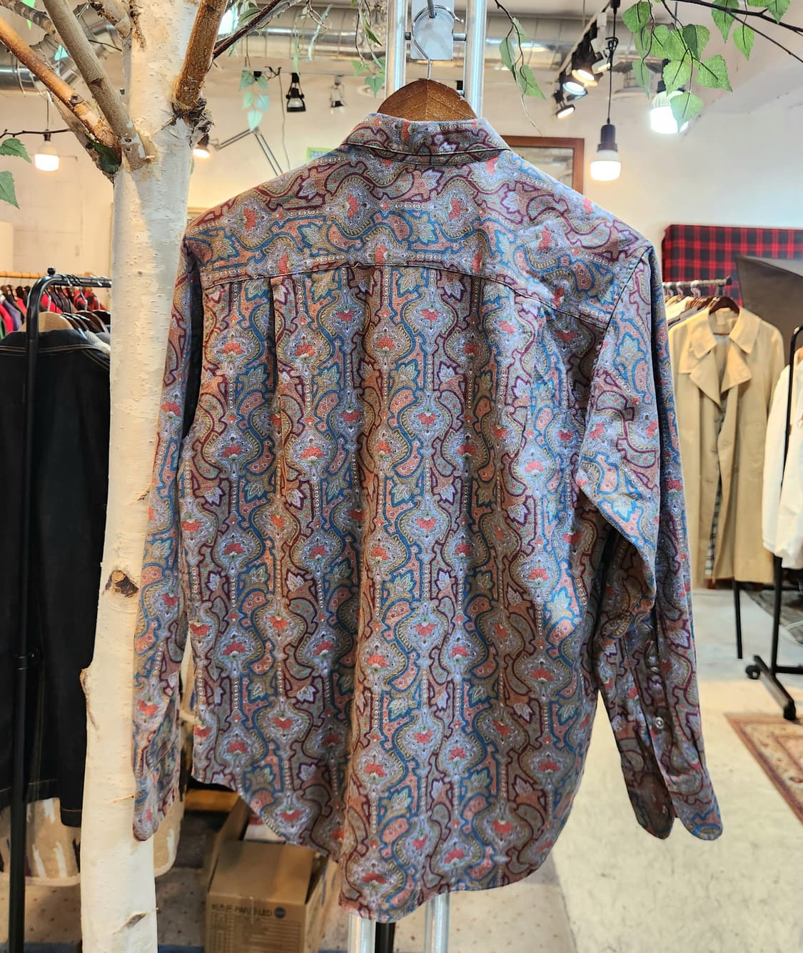 RALPH LAUREN 랄프 로렌 코튼 패턴  카라 셔츠 상품이미지7