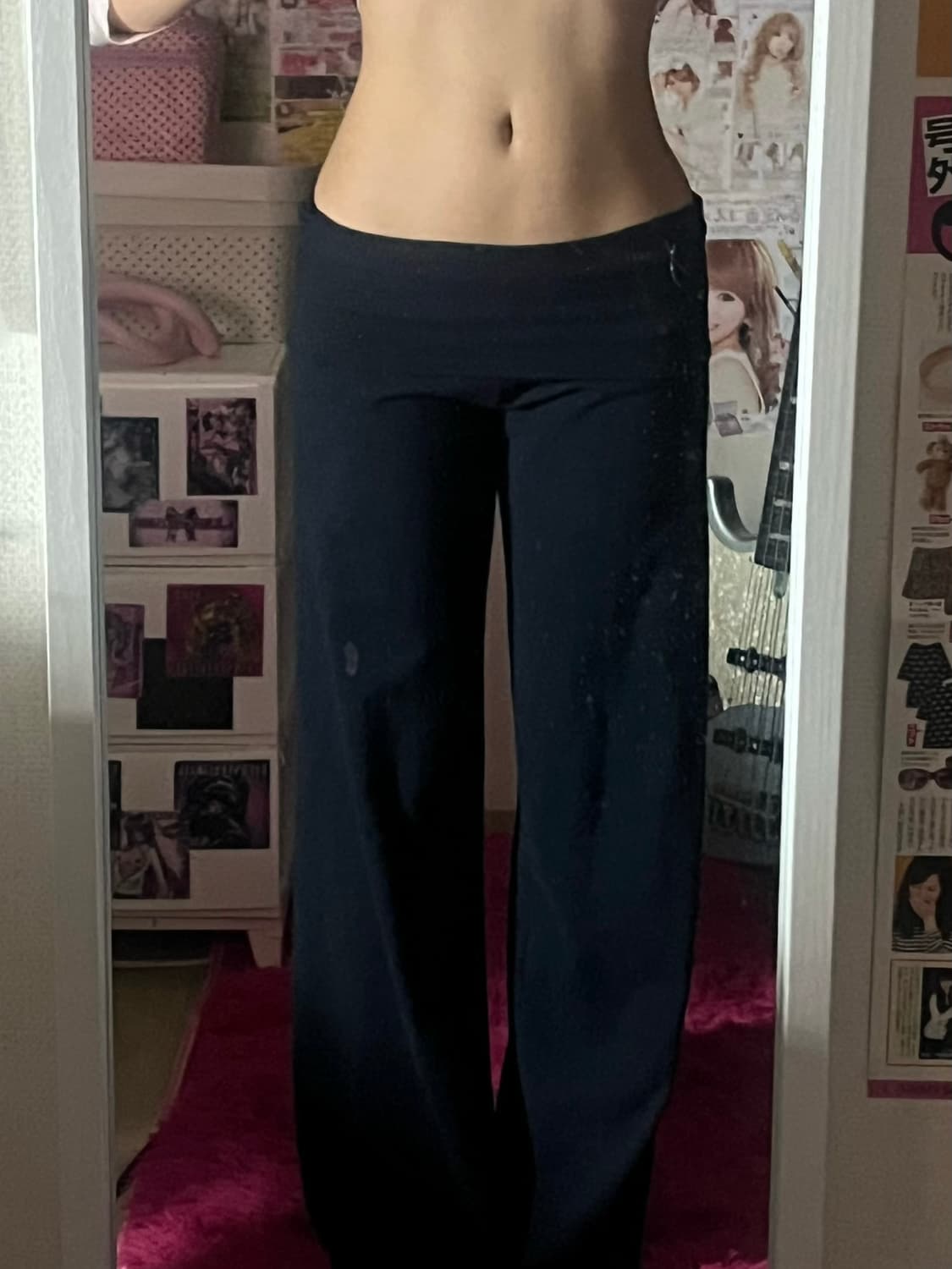 브랜디멜빌 폴드오버 팬츠 네이비 상품이미지1