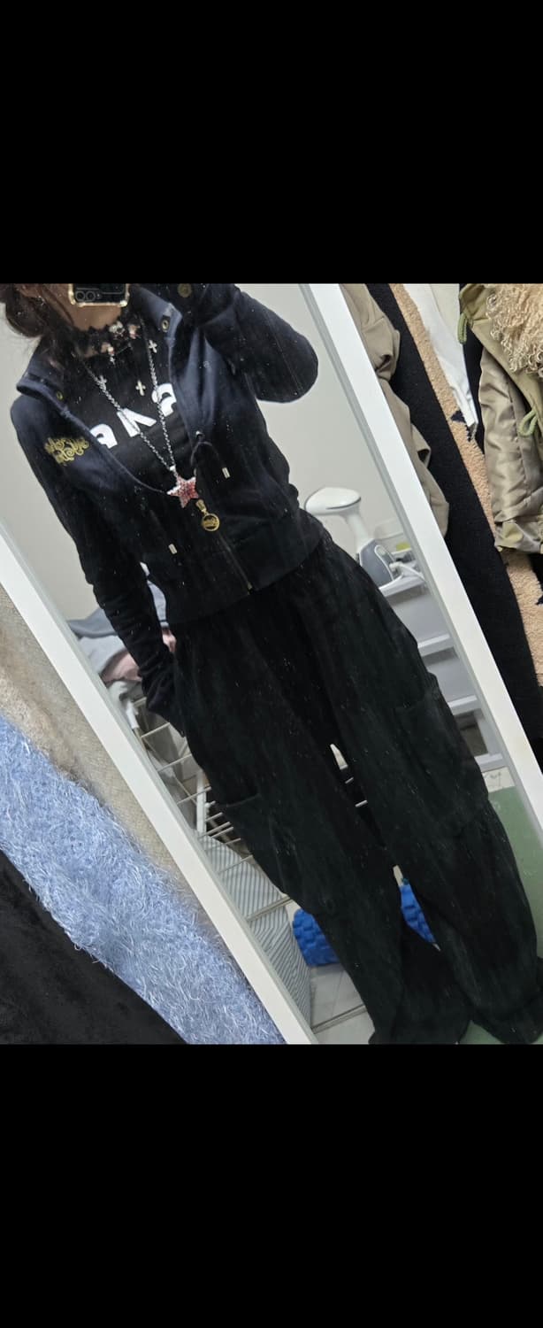 네이비크롭 반집업 상품이미지3