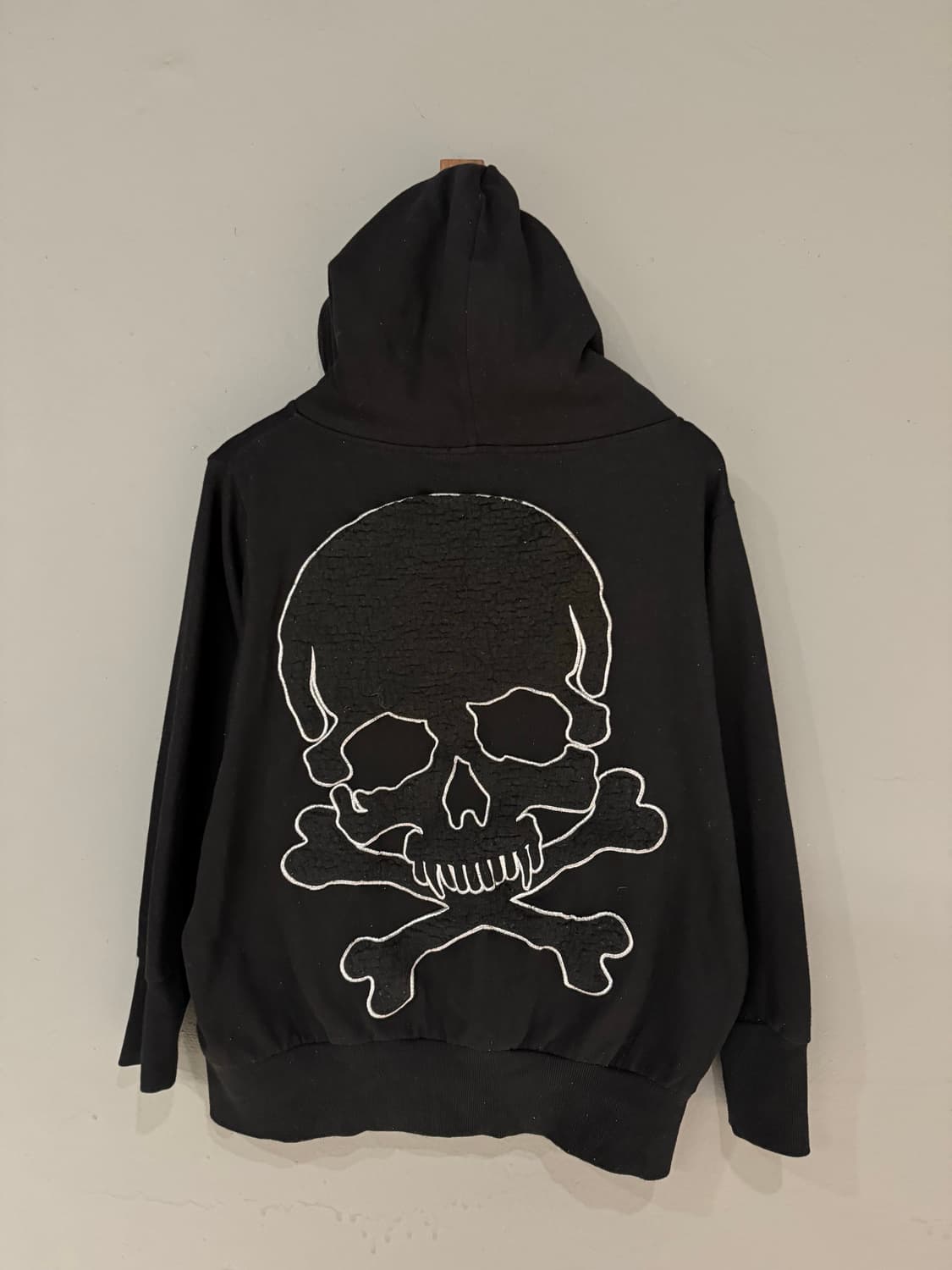 back skull patch hood zip-up 상품이미지8