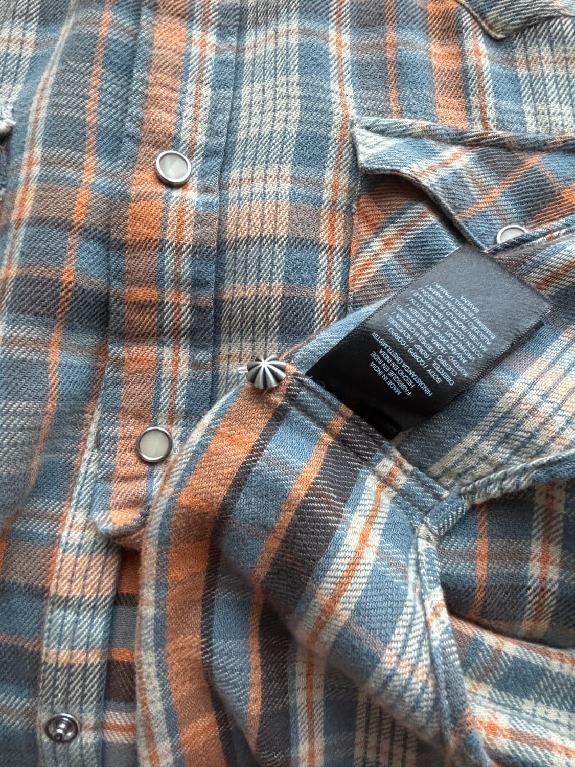 RRL 플래드 트윌 웨스턴 셔츠 상품이미지3