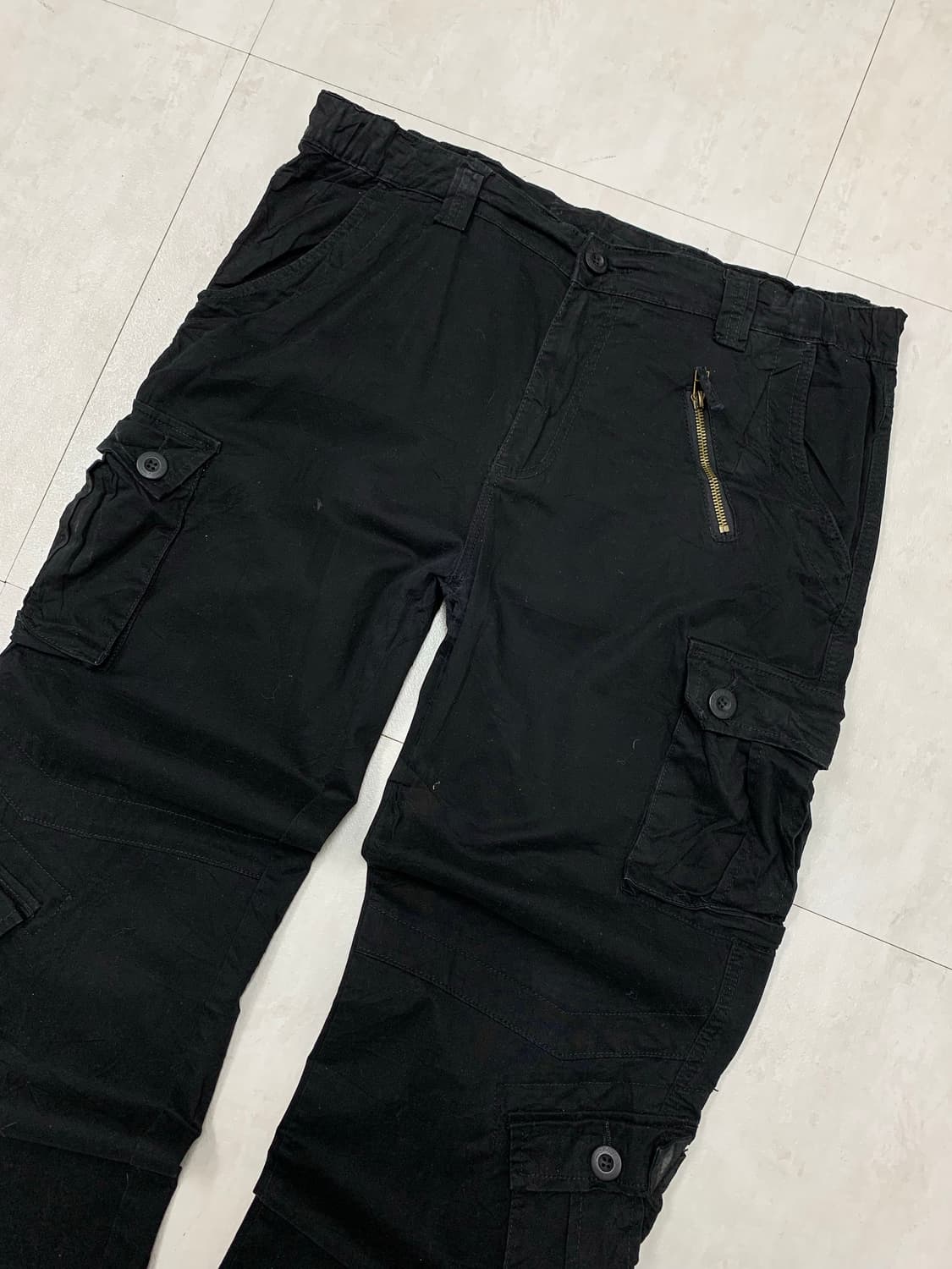 블랙 카고 팬츠 #437 상품이미지2