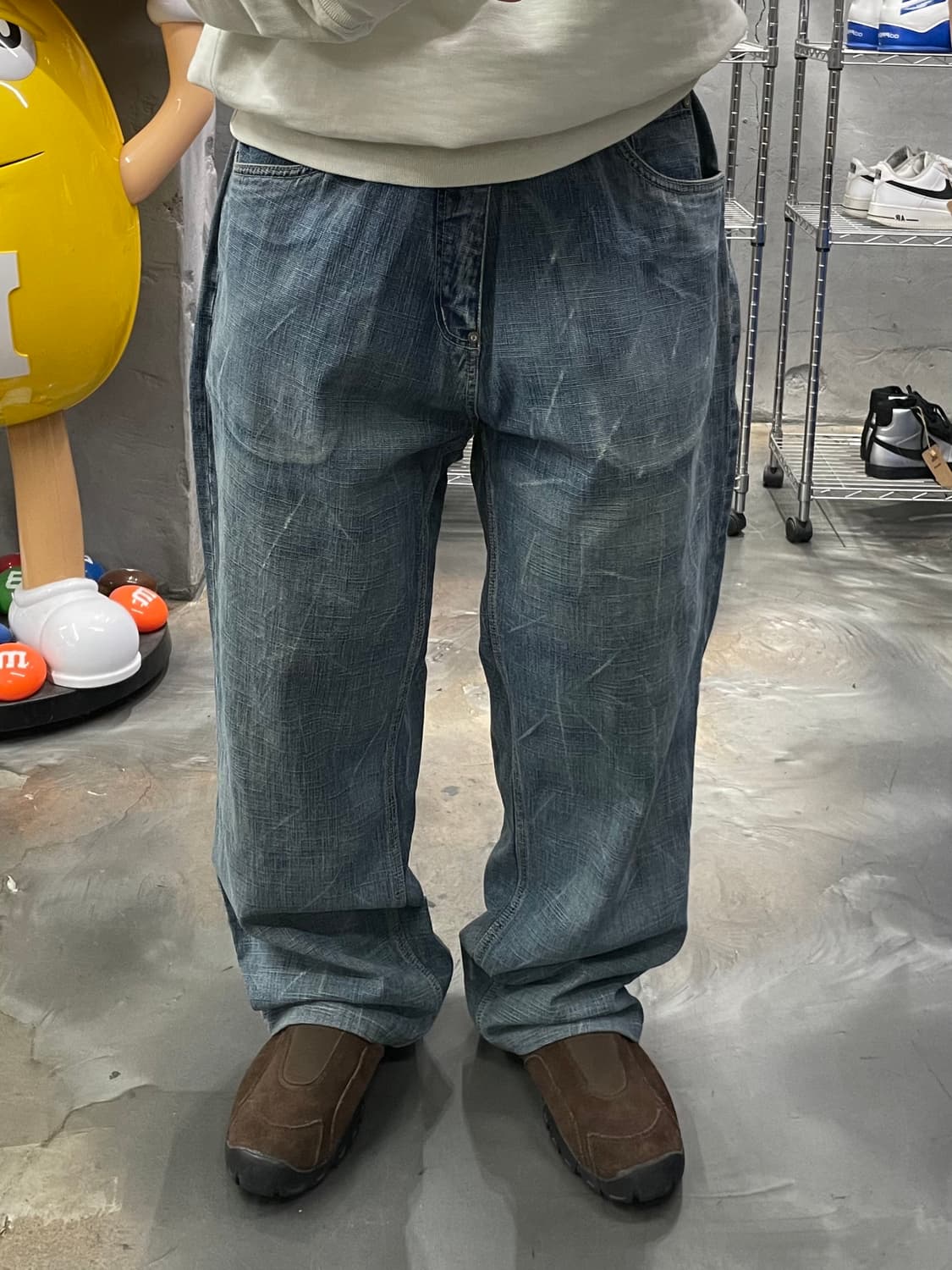 팻팜 와이드 데님 팬츠 상품이미지9