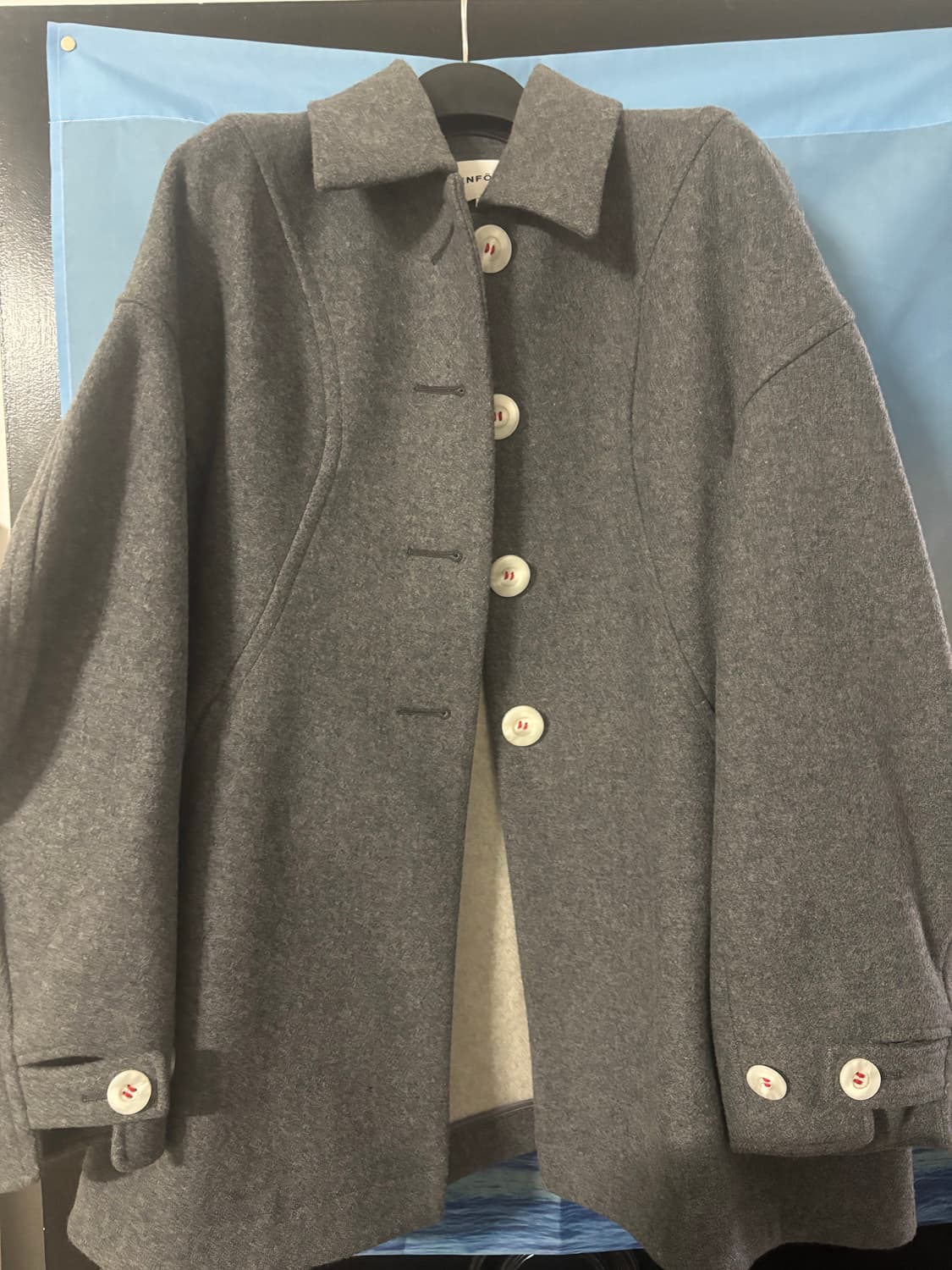 enfold 23FW 소매 볼륨 코트 38사이즈 상품이미지4