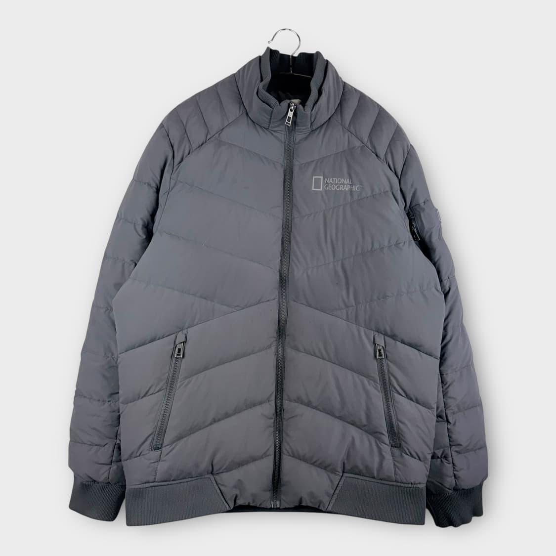 (XL) 내셔널지오그래픽 토르니에 경량 구스 다운 점퍼 차콜 상품이미지1