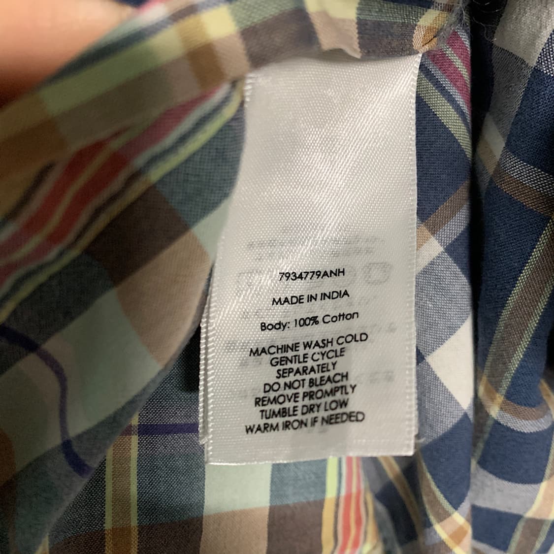 폴로 랄프로렌 반팔 체크 셔츠 M 상품이미지4