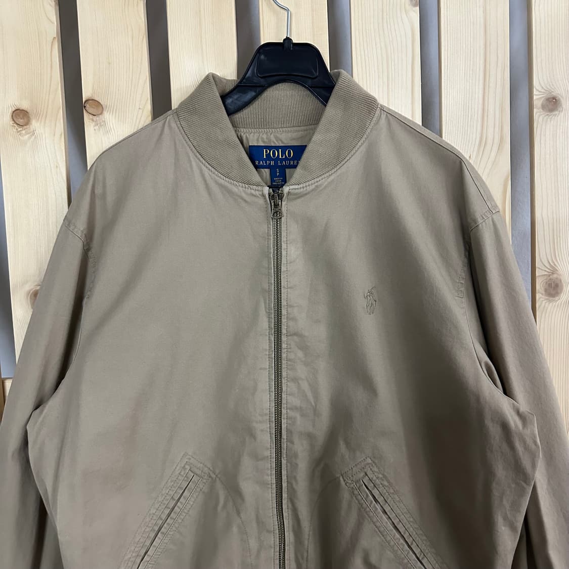(M) 폴로 랄프로렌 베이지 코튼 블루종 자켓 상품이미지3