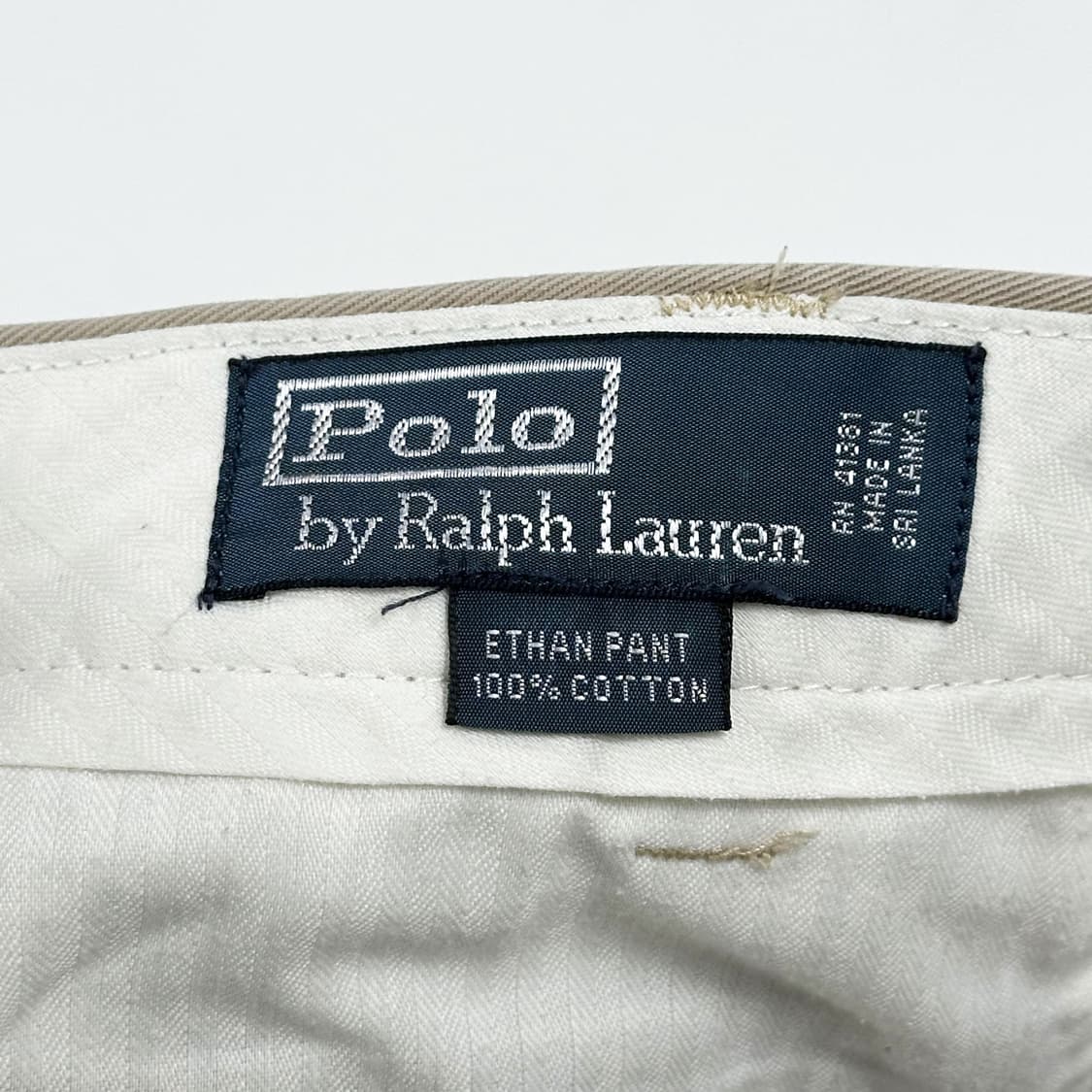 폴로 랄프로렌 포니 클래식 베이지 치노팬츠 (36인치) 상품이미지7