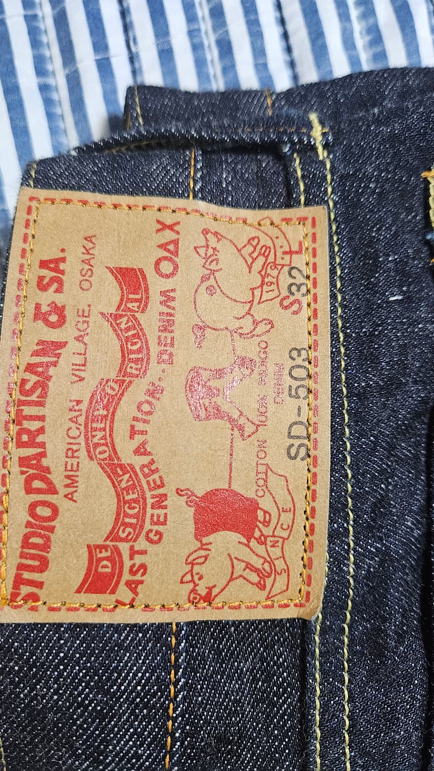 스튜디오 다치산 SD-503 스트레이트 원워시 32사이즈 상품이미지2