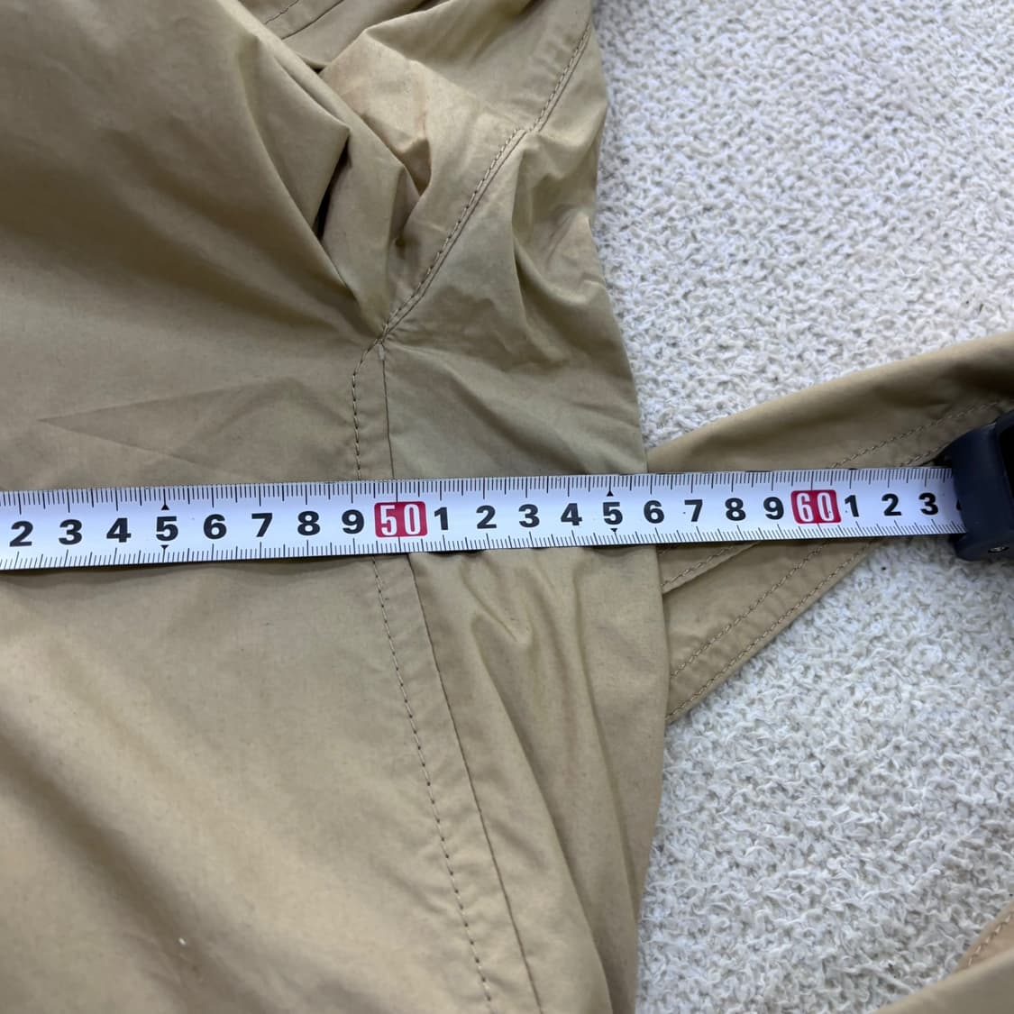 36 빈티지 여성 베이지 후드 트렌치 코트 0623E 상품이미지8