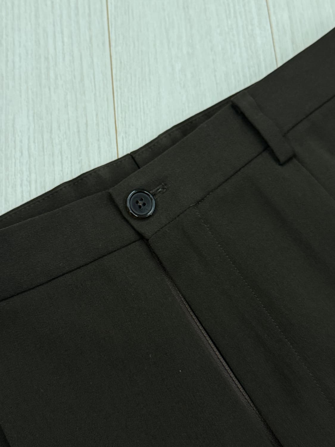 브라운야드 울와이드슬랙스 브라운 2사이즈 상품이미지2