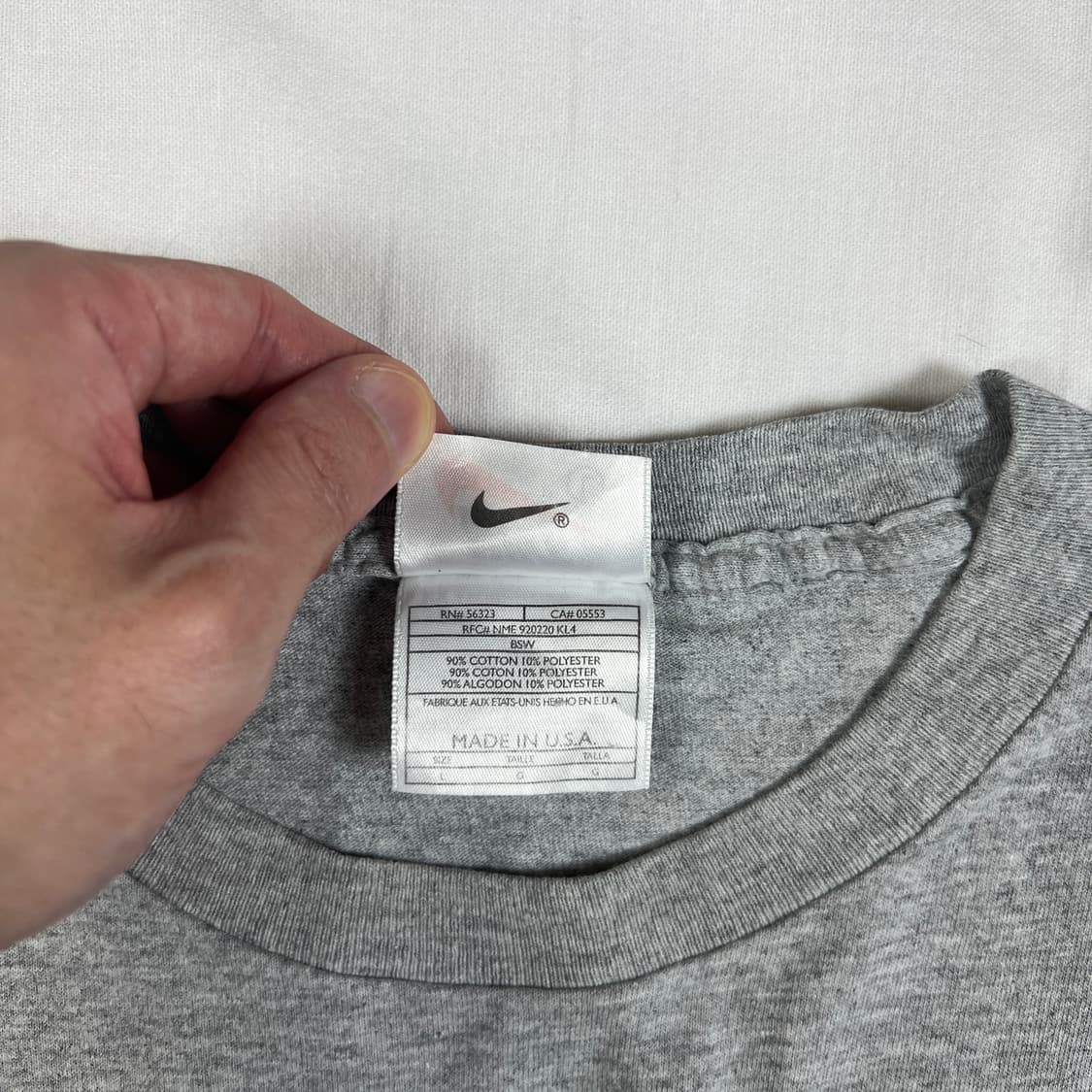 90‘s 나이키 nike 스우시 스펠아웃 반팔티 상품이미지7