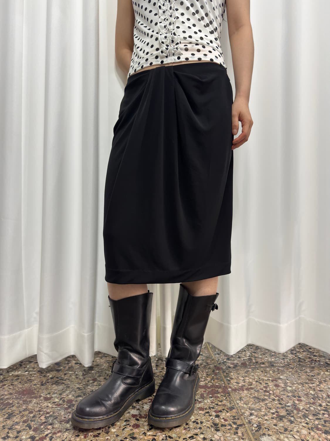 dkny design midi skirt 상품이미지1